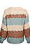 Striped Crochet Pullover Sweater Thumb 2