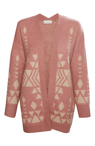 Geometric Print Cardigan Slide 1