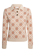 Argyle Print Pullover