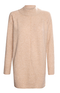 Mock Neck Sweater Dress Slide 1