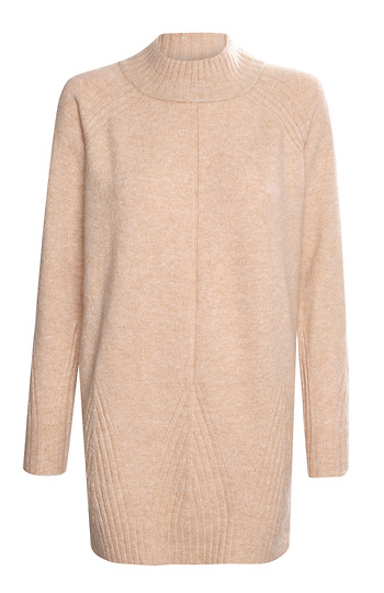 Mock Neck Sweater Dress Slide 1