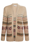 Fair Isle Open Cardigan