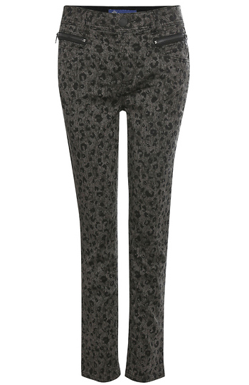 Democracy High Rise Animal Print Ankle Pant Slide 1