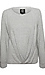 Brushed Faux Twist Long Sleeve Thumb 1