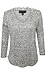 Brushed Cheetah V-Neck Thumb 1