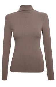 Long Sleeve Mockneck Top Slide 1