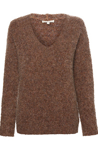 Soft and Cozy V-Neck Sweater Slide 1