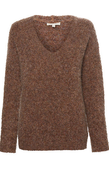 Soft and Cozy V-Neck Sweater Slide 1