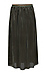 Pleated Velvet Midi Skirt Thumb 1