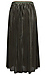 Pleated Velvet Midi Skirt Thumb 2