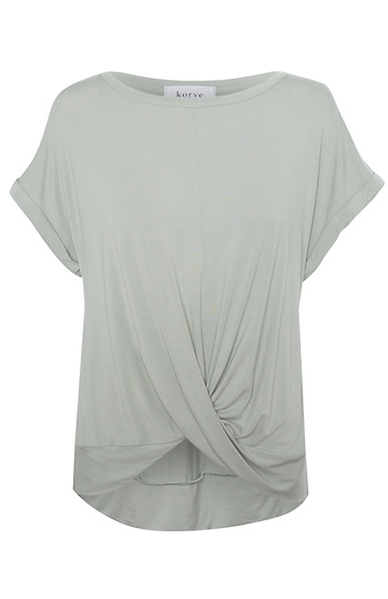 Front Twist Short Sleeve Slide 1