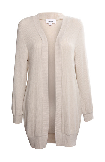 Brushed Hacci Cardigan Slide 1