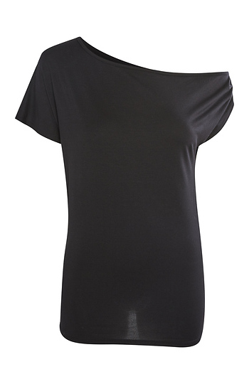 One Shoulder Modal Top Slide 1