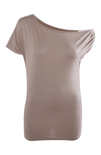 One Shoulder Modal Top Slide 1