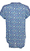Democracy Short Sleeve Tie Neck Print Top Thumb 2