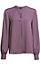 Long Sleeve Front Pleat Blouse Thumb 1