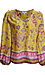 Floral & Geo Print V Neck Blouse Thumb 1