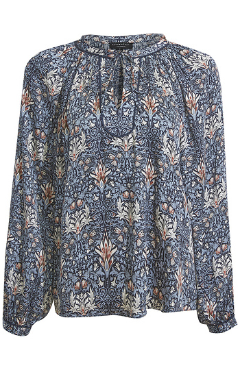 Tile Printed Blouse Slide 1