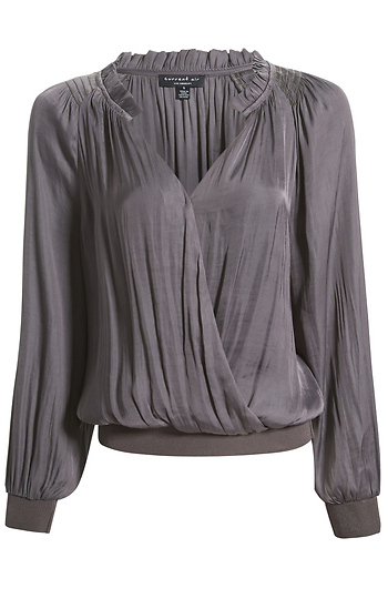 Ruffled Surplice Top Slide 1