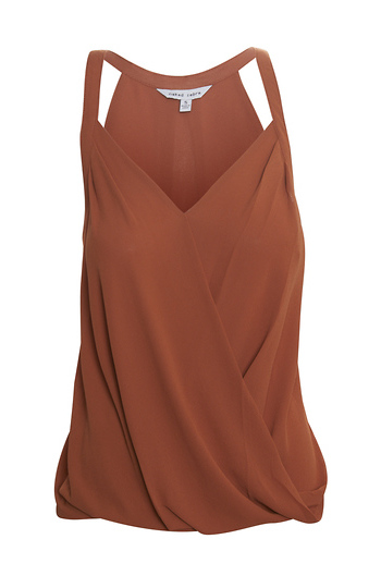 Surplice Halter Style Blouse Slide 1