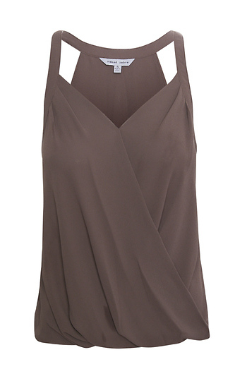 Surplice Halter Style Blouse Slide 1