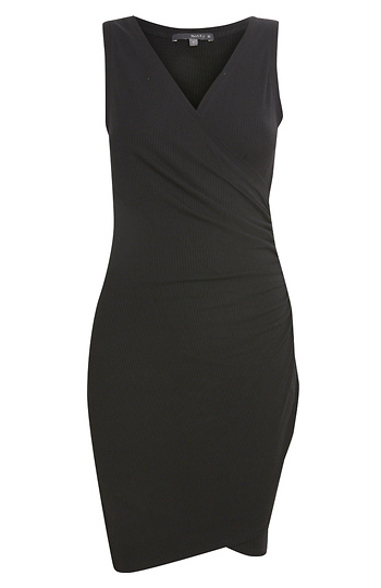 Sleeveless Shirred Side Dress Slide 1