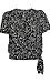 Matty M Side Tie Short Sleeve Top Thumb 1