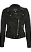 Vegan Suede Moto Jacket Thumb 1