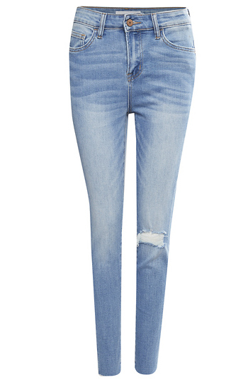 High Rise Crop Denim Slide 1