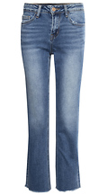 Mid-Rise Straight Crop Jean