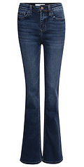 High Rise Mini Flare Jean