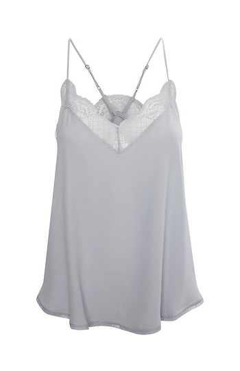 Lace Trim Cami Slide 1