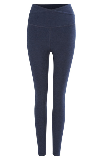 Beyond Yoga High Waist Criss-Cross Midi Legging Slide 1