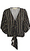 V-Neck Tie Front Top Thumb 1