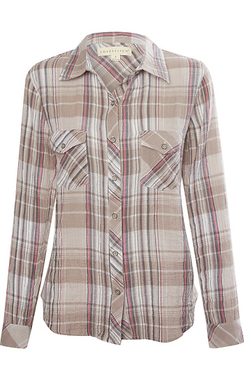 Plaid Button Down Slide 1