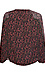 Printed Balloon Sleeve Top Thumb 2