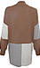 Color Block Brushed Cardigan Thumb 2
