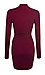 Mock Neck Fitted Rib Dress Thumb 2