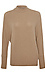 Mock Neck Brushed Ribbed Top Thumb 1