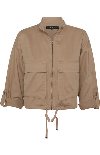Oversized Pocket Utility Jacket Slide 1