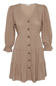 V-Neck Tiered Dress Slide 1