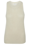 Knit Pattern Sleeveless Top