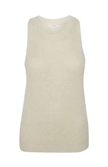 Knit Pattern Sleeveless Top Slide 1