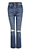 Button Fly Straight Ankle Jeans Thumb 1