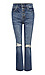 Button Fly Straight Ankle Jeans Thumb 1