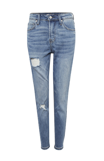 Slim Straight Ankle Jeans Slide 1