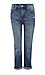 High Rise Jeans with Rolled Cuff Thumb 1