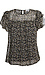 Flower Print Ruffle Top Thumb 1