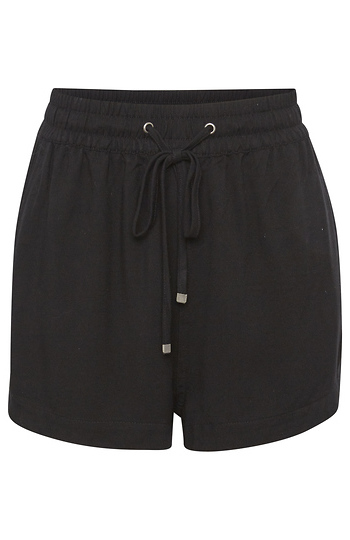 Twill Shorts with Drawstring Slide 1