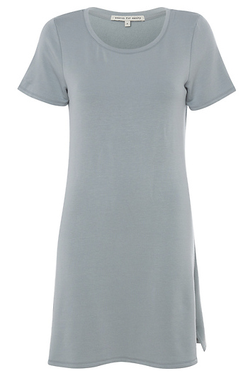 Super Soft Short Sleeve Lounge Dress Slide 1